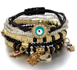6 Pulseras Bohemia Estilo Boho