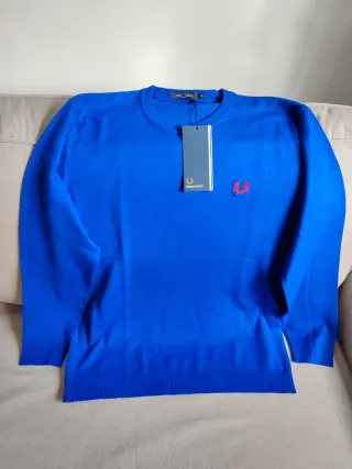 Jersey Fred Perry Azul Talla L