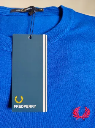 Jersey Fred Perry Azul Talla L