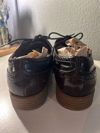 Zapatos de piel marrones talla 41