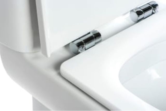 Inodoro Roca Eos con asiento amortiguado blanco