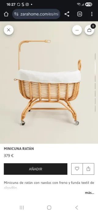 Minicuna Ratán Zara Home