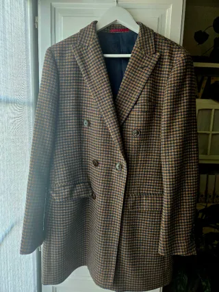 Abrigo paño cruzado Alvaro Moreno Talla L