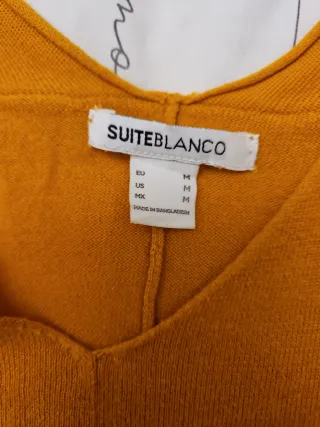 Jersey naranja talla M Color mostaza