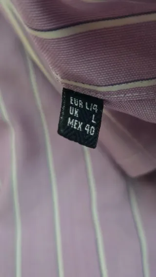 Camisa de rayas hombre