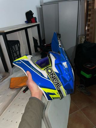 Casco Motocross Airoh + Gafas Oneal