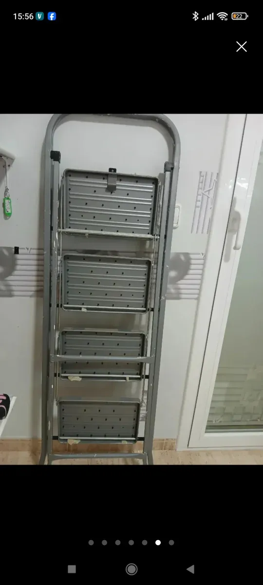 Escalera plegable 4 peldaños