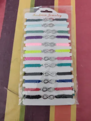 Lote 12 Pulseras Infinito Mujer