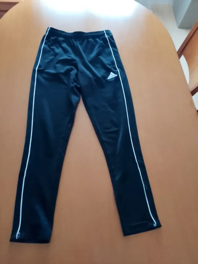 Pantalón chándal niño Adidas negro T.11-12 años