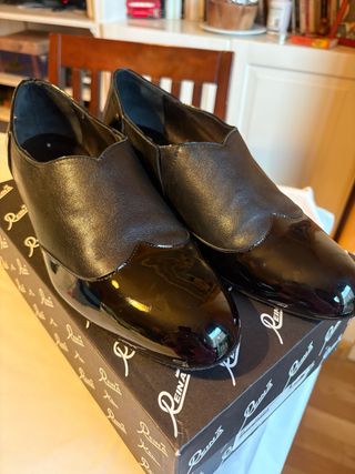 Zapatos de tango hombre negros