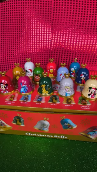 Scatola con 12 campane Disney - Scatola inclusa