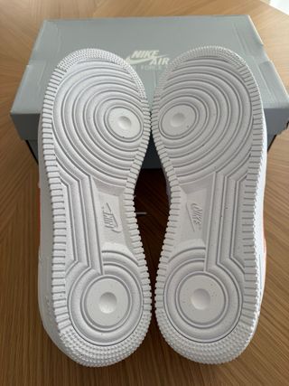 Nike Air Force 1 Blancas Naranja