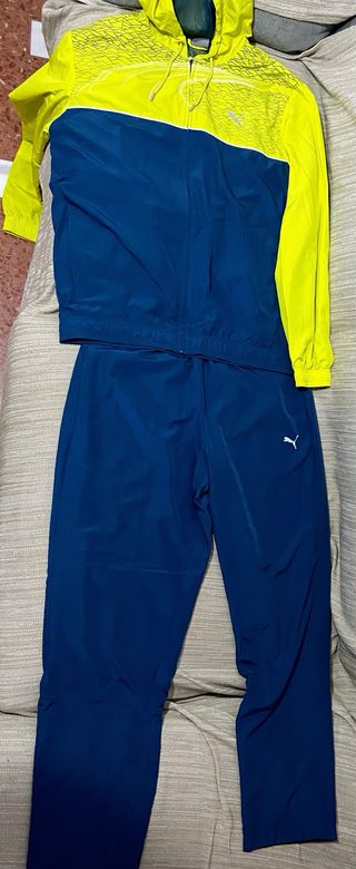 Chándal Puma Hombre Azul y Amarillo