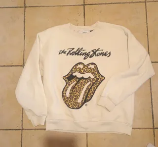 Sudadera Zara Rolling Stones niña