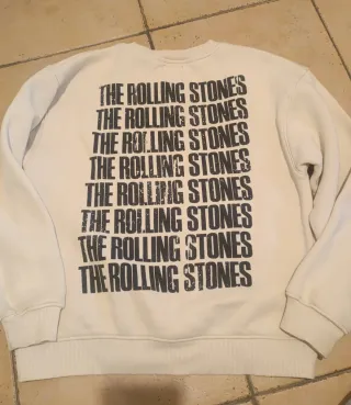 Sudadera Zara Rolling Stones niña