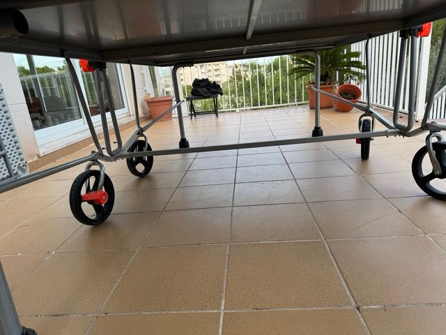 Mesa de ping pong plegable