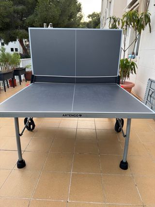 Mesa de ping pong plegable