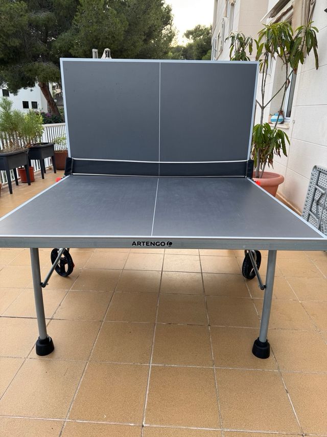 Mesa de ping pong plegable
