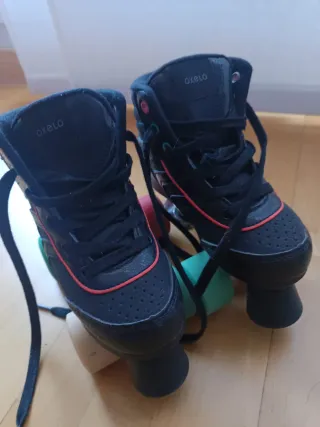 Patines Oxelo 4 Ruedas Talla 31