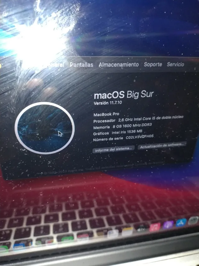 MacBook Pro Retina Gris Espacial 500 gigas ssd