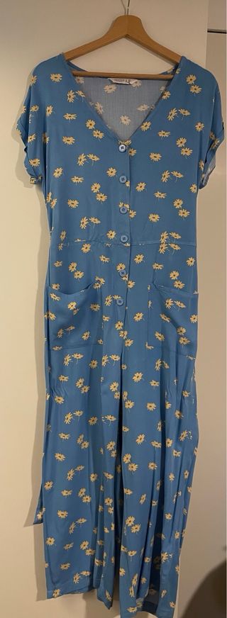 Mono Compañía Fantástica flores azul