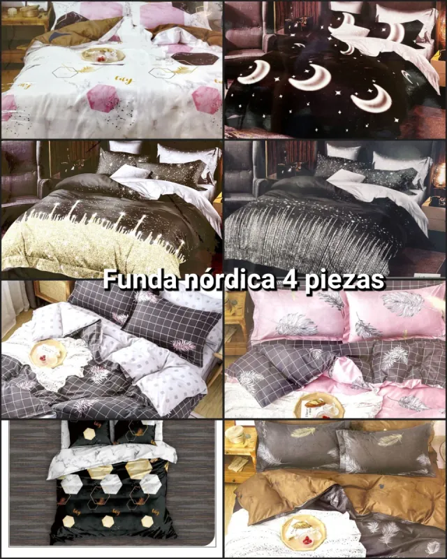 Fodere per piumone 3 e 4 pezzi