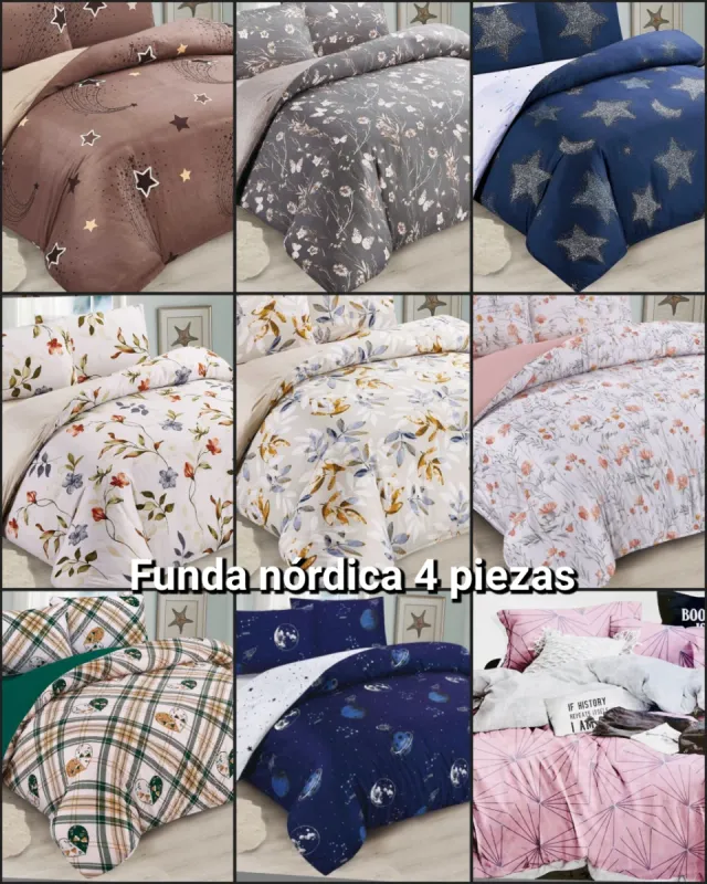 Fodere per piumone 3 e 4 pezzi