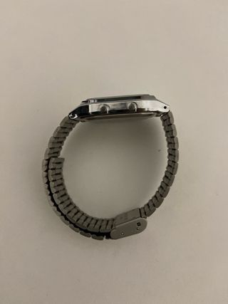 Reloj Casio Quartz Negro/Plateado