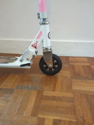 Patinete infantil Oxelo rosa y blanco