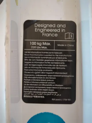 Patinete infantil Oxelo rosa y blanco