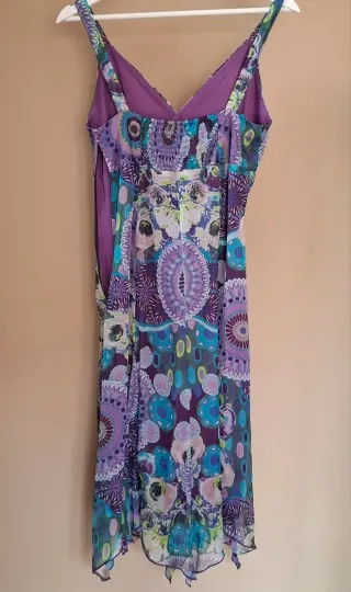 Vestido Antea Tirantes Estampado Multicolor