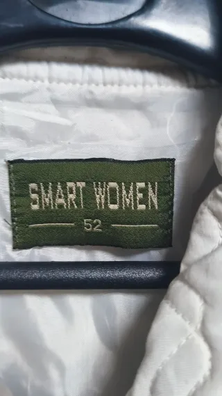 Abrigo acolchado SMART WOMEN blanco