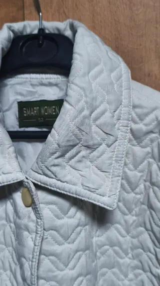 Abrigo acolchado SMART WOMEN blanco