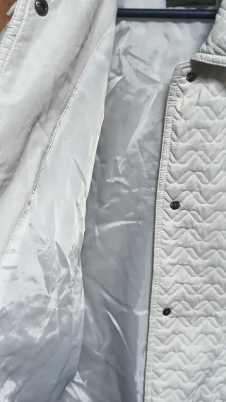 Abrigo acolchado SMART WOMEN blanco