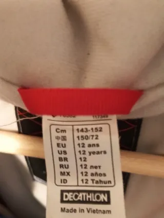 Chaqueta de nieve Wedge azul y beige. Decathlon