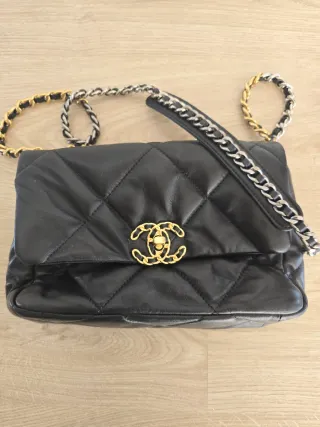 Borsa Chanel Nero e Oro
