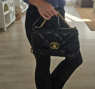 Borsa Chanel Nero e Oro