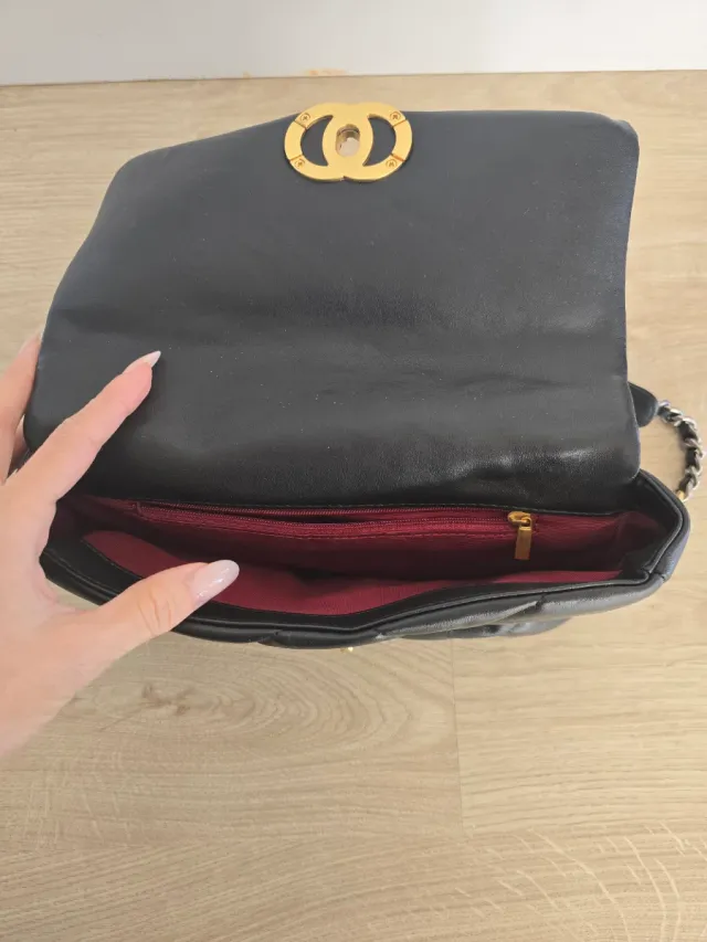 Borsa Chanel Nero e Oro