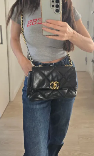 Borsa Chanel Nero e Oro