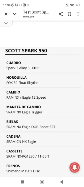 Scott Spark 950. 2020. Talla M  Negociable.