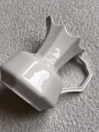 ORIGINAL JARRA DE LECHE Y PLATO FORMA OCTOGONAL