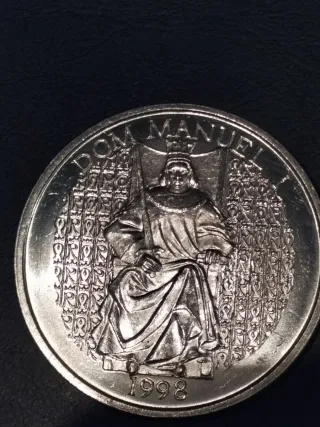Tre monete da 1000 escudos portoghese 1998