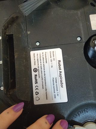 Robot Aspirador Pretty Care Gris