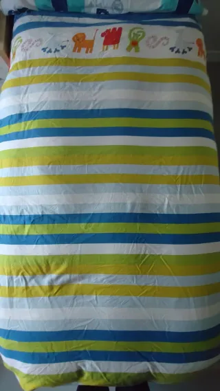 Edredón plumón 90% y funda algodón