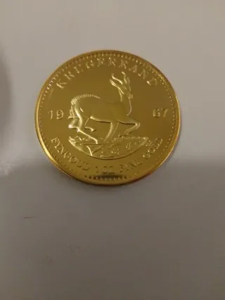 Moneda Krugerrand Acabado Oro