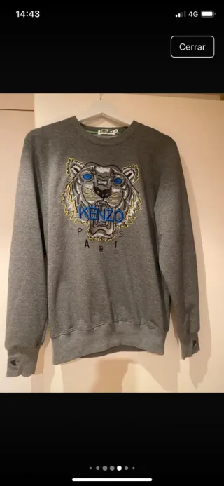 Jersey Kenzo Gris Unisex