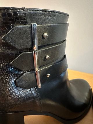 Botines Vogue Negros Mujer