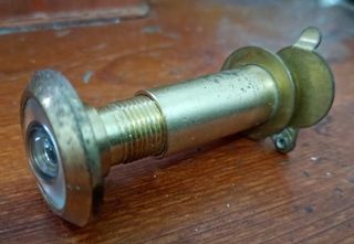 Mirilla visor puerta en latón pulido