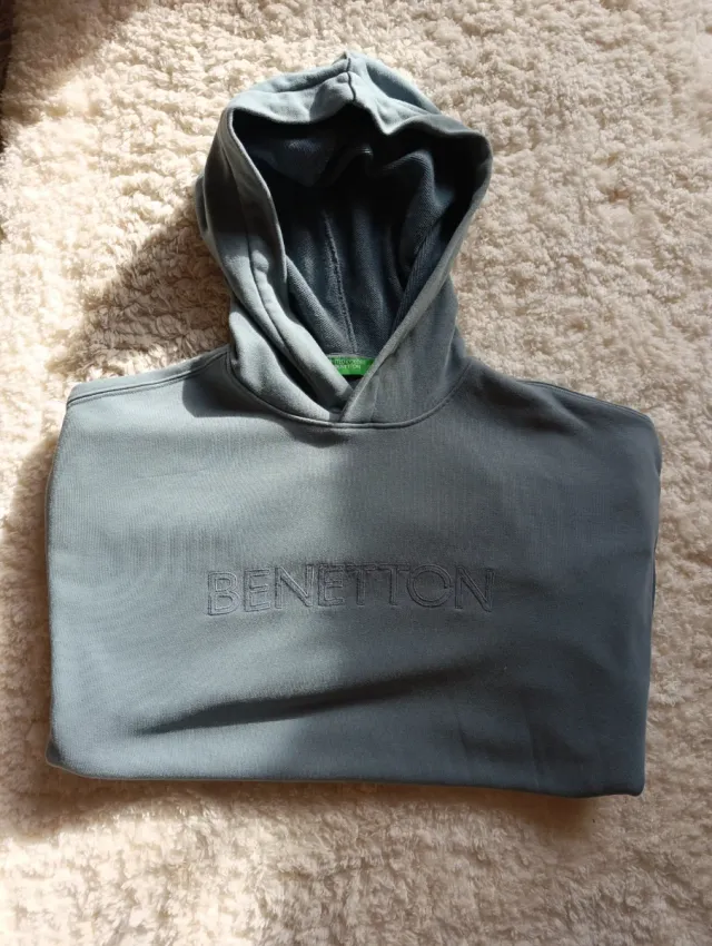 Sudadera Benetton Verde Hombre