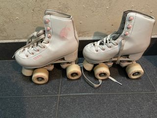 Patines blancos niña Oxelo